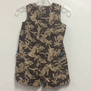 Boys one piece summer outfit